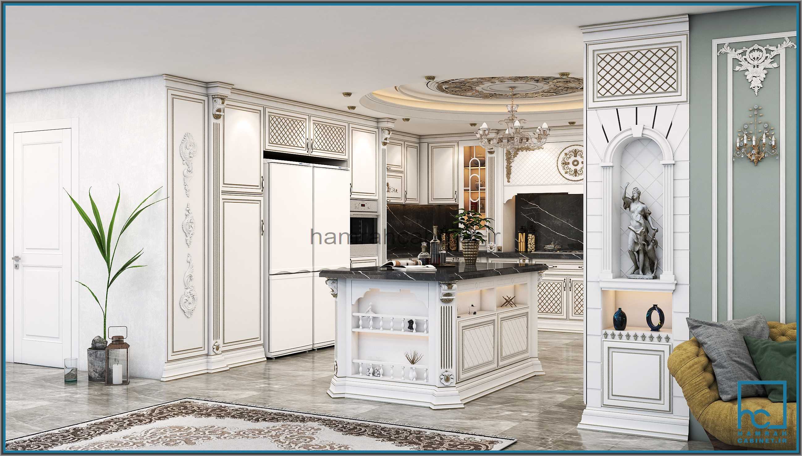 کابینت کلاسیک رنگخور 26